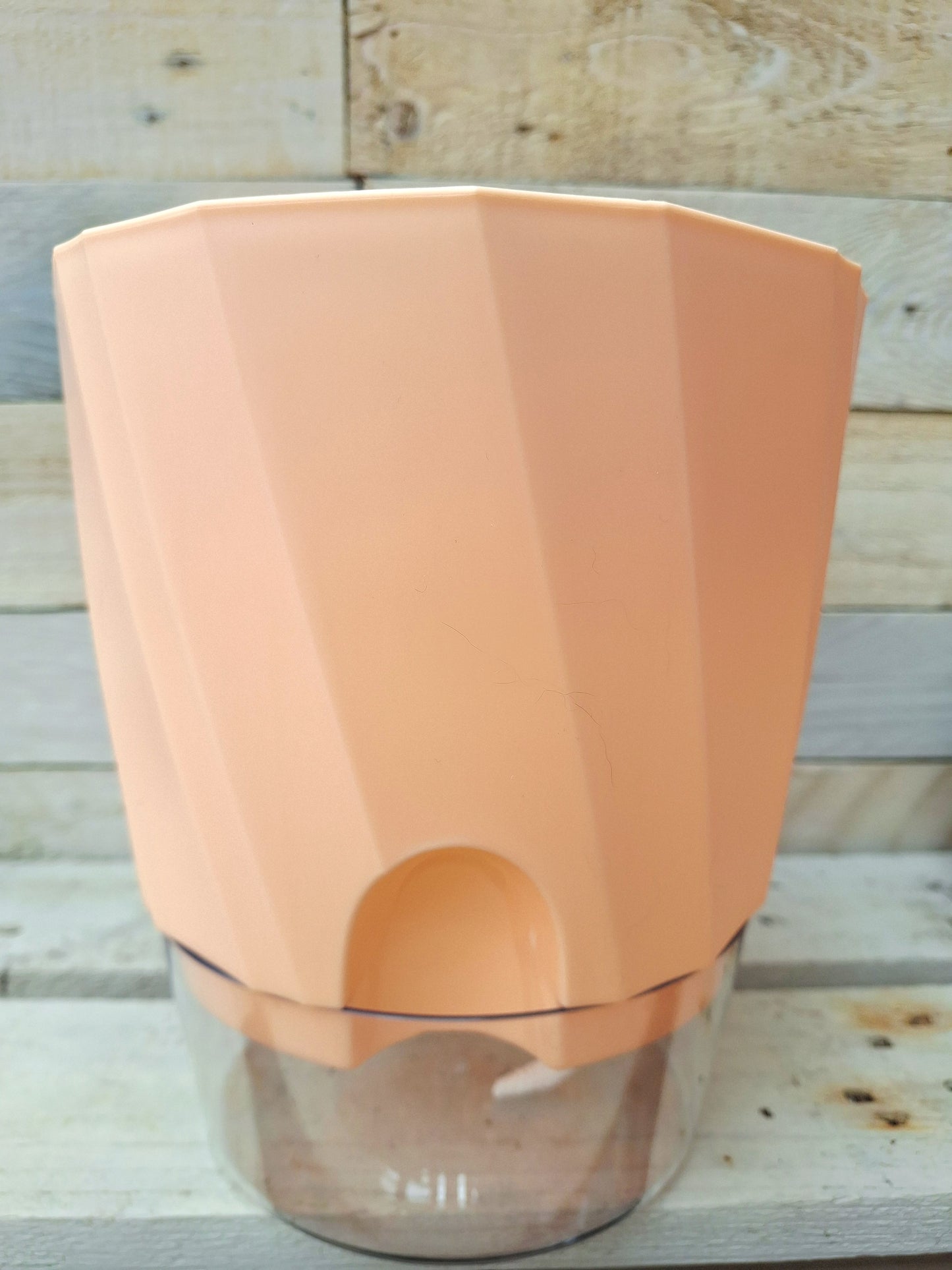 Large Self Watering Pot with clear reservoir